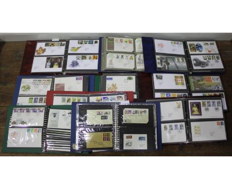 Approximately 541 Royal Mail First Day Covers, 1953-2003, many printed with Comm Date Stamp, some handwritten, in ten albums 