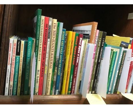 SECTION 36. A collection of 47 assorted British and Southern region railway books with focus on London and South Western rail