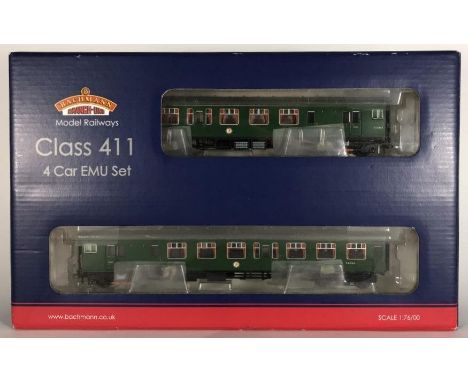 Bachmann 31-425A / Class 411 4-Car EMU Set, 4CEP EMU 7141 late SR Multiple Unit Green (boxed and mint) 