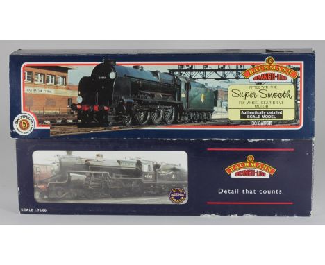 A Bachmann 'OO' gauge 31-405 Lord Nelson 30852 'Sir Walter Raleigh B.R. Green (Super Smooth flywheel gear drive motor), and B