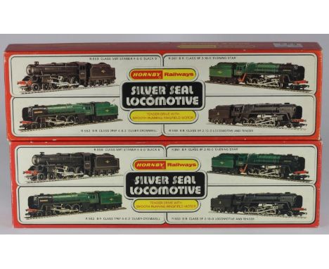 Hornby Railways 'OO' gauge R.859 BR 4-6-0 Locomotive and tender 'Black Five' Class, together with R.552 BR 4-6-2 Locomotive a