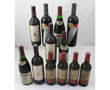 A mixed group of wines to include two bottles of 1977 Lebegue Givry, two bottles of 1999 Maipo Valley Cabernet Sauvignon, thr