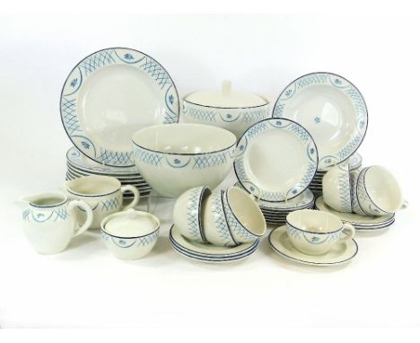 HABITAT BARTON A Habitat 41-piece tea and dinner service in the Barton pattern.NOTE: We cannot ship this lot by our postal sh