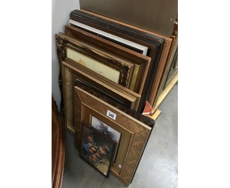 A quantity of floral/botanical prints, water colours &amp; oil paintings