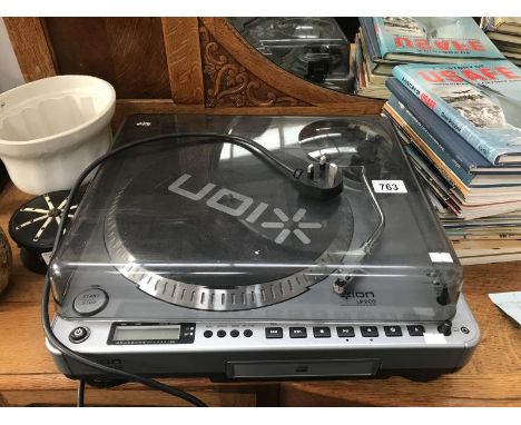 An ION LP2CD record player recorder