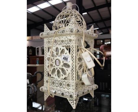 An ornate electric lantern