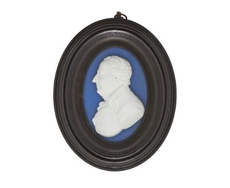 James Tassie, Scottish, 1735-1799, a white paste relief of Thomas Walker (1749-1817), inscribed THOMAS WALKER, 1798, Tassie F