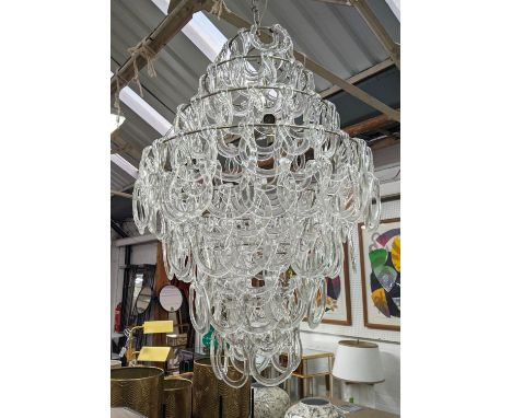 VAUGHAN SORBONNE GLASS CHANDELIER, 86.4cm x 68.5cm x 68.5cm. 