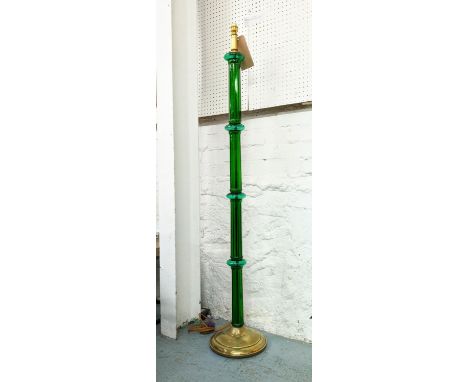 CENEDESE GLASS FLOOR LAMP, vintage, 140cm H. 