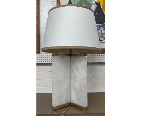 VISUAL COMFORT & CO TABLE LAMP, with shade, 66cm H. 