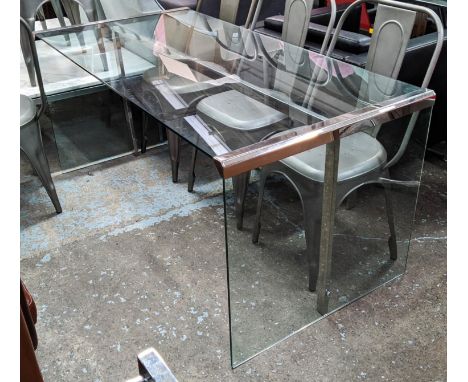 ATTRIBUTED GALLOTTI &amp; RADICE PRESIDENT DESK BY STUDIO G&amp;R, 160cm x 81cm x 74cm. 