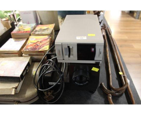 Kindermann Super 66 projector and a Nikon Cool Scan film scanner