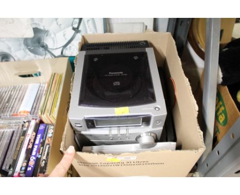 Panasonic CD stereo system with speakers