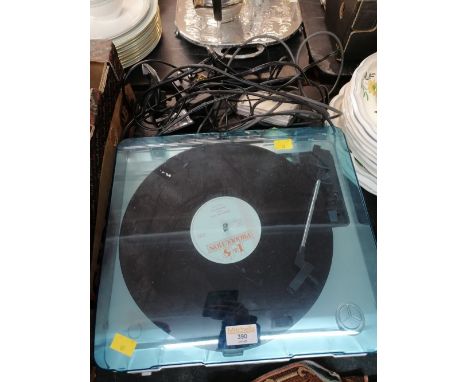 Plastic cased record player
