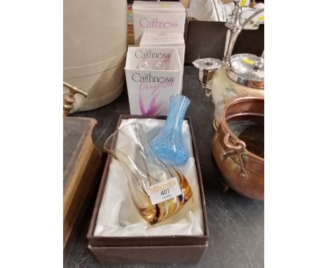 Caithness glass vases