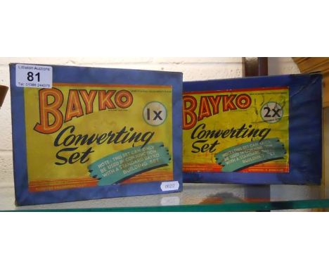 2 Bayko boxed converting sets