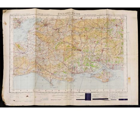Approximately one hundred military maps of the UK, formerly the property of a Lt. Colonel of the Royal Engineers, inc: Ipswic