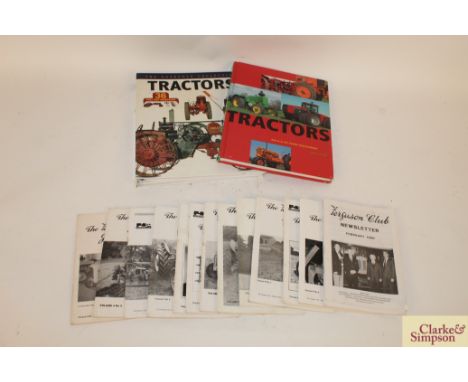 Various Ferguson Club journals and two tractor books