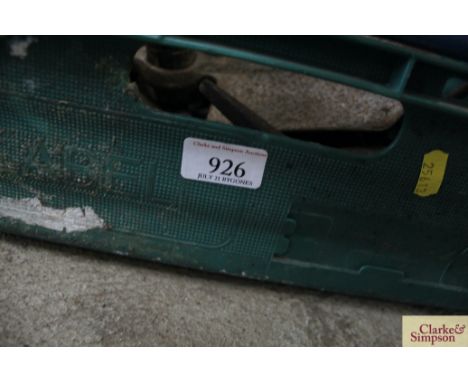 A tray of various hand saws, and a tray of other tools including a shoe last etc.