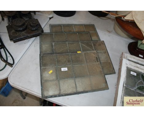 Four leaded light windows