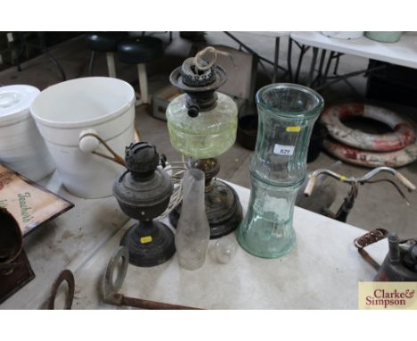An oil lamp  AF