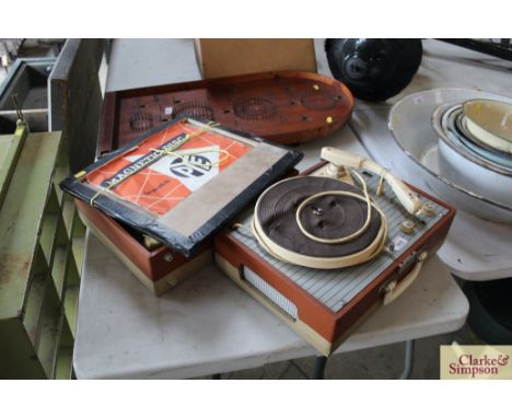 A Pye type 1 record maker with magnetic recording disc - sold as a collectors item