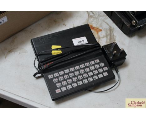 A Sinclair Z81 computer&nbsp;(sold as collector's item)