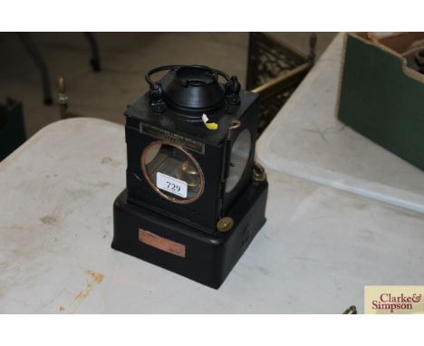 An LNER internal signal box lamp for Bealings
