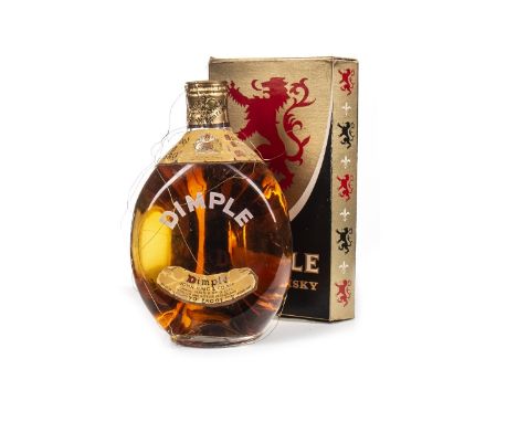 DIMPLE SPRING CAP Blended Scotch Whisky Full sized bottle, 70° proof, in carton.