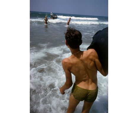 McBride, Will -- "Beautiful Boy's Back, Positano" (for Twen). 1970/printed later. Large-format Cibachrome print. 60 x 42 cm (