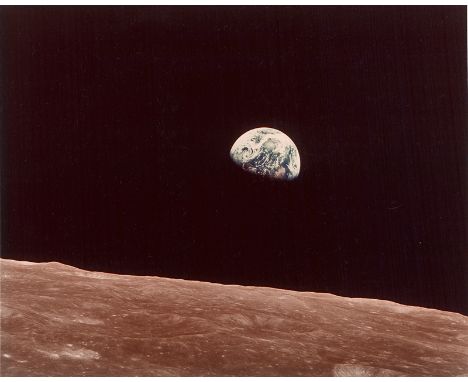 [*] NASA -- Photographer: William Anders. Earthrise from Apollo 8. December 24, 1968. Vintage chromogenic print on RC Kodak p