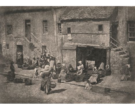 Hill, David Octavius and Robert Adamson -- "Newhaven Fisheries". Circa 1845/printed 1909. Photogravure printed from the origi