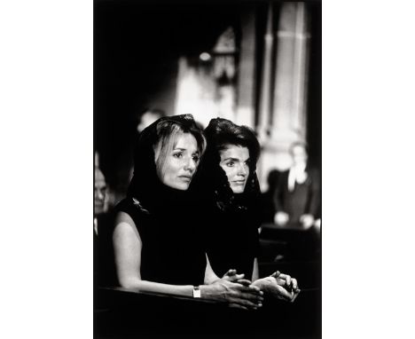 Lebeck, Robert -- "Jackie Kennedy and Lee Radziwill, Bob Kennedy's Funeral, New York". 1968/printed 1990s. Large-format gelat