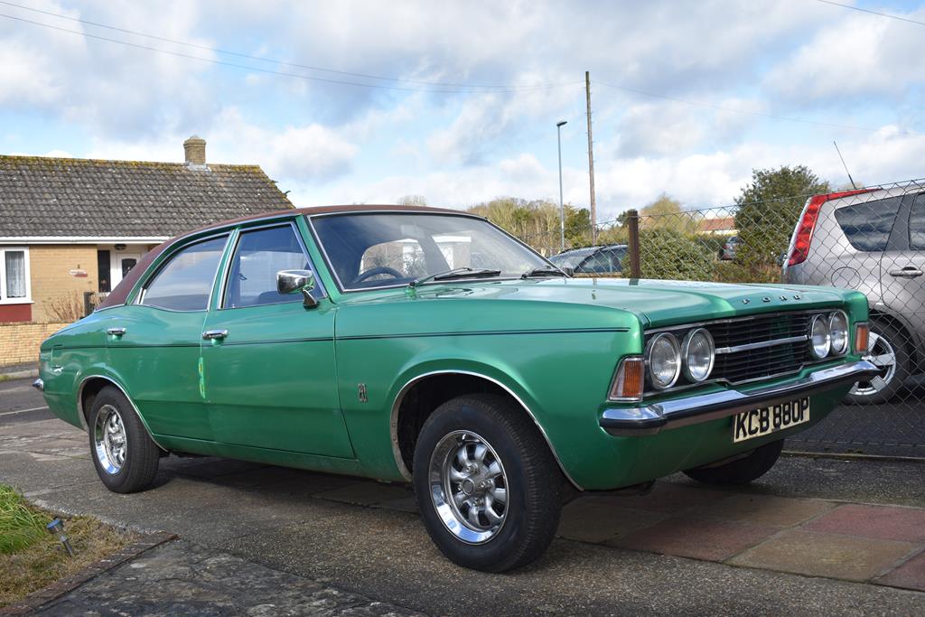 A 1975 Ford Cortina Mk III 2 litre XL automatic, registration number ...