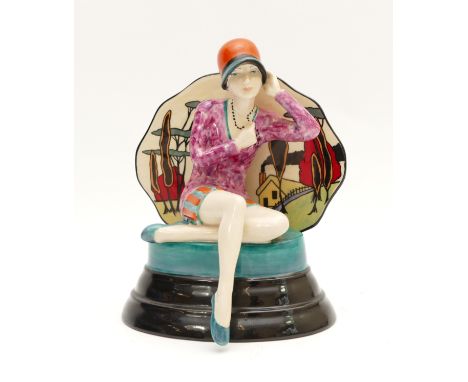 A Peggy Davies limited edition ceramic figure, entitled 'Daydreamer', modelled by Andy Moss, 315/500. Condition: There are no