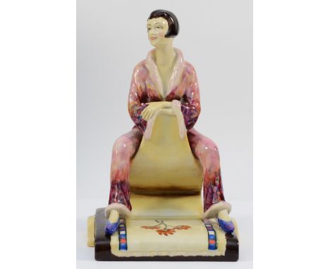 A Peggy Davies x Kevin Francis limited edition ceramic figure, entitled 'Pyjama Girl', modelled by Carl Peers, 192/1500, in o