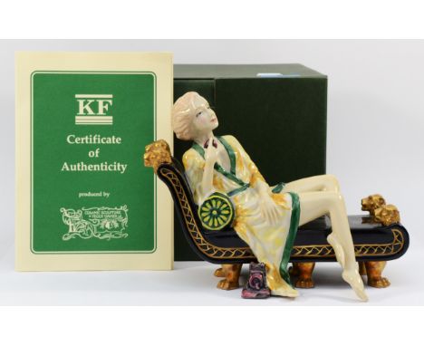A Peggy Davies x Kevin Francis limited edition ceramic figure, entitled 'Greta Garbo', for the Twentieth Century Icons Series