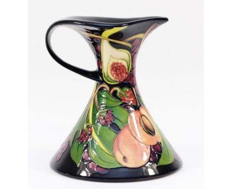 A Moorcroft jug, in the pattern, 'Queen's Choice', designed by Emma Bossons, dated 2000, H-19cm. Condition: First Quality; No