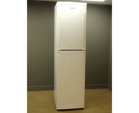Large Beko A-class fridge freezer, W55cm, H200cm (This item is PAT tested - 5 day warranty from date of sale)
