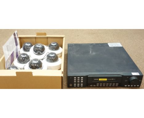 Concept Pro H264 Digital Video Recorder - VXH264-16 and eight Concept Pro CBP6324DN cameras Condition Report Click here for f