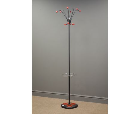Retro atomic hat and coat stand, H175cm Condition Report Click here for further images, condition, auction times & delivery c