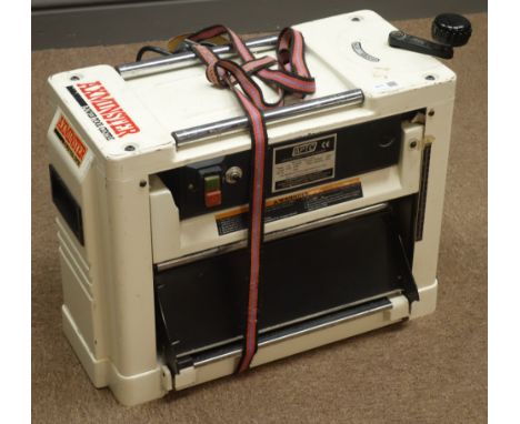 Axminster CT-344 bench top thicknesser, W56cm, H46cm, D40cm Condition Report Click here for further images, condition, auctio