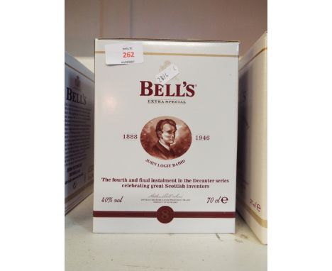 A boxed Wade decanter of Bells whisky '1888 - 1946 John Logie Baird'