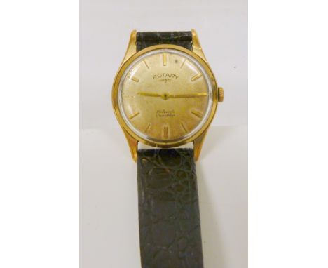 Gent's Rotary 9ct gold watch, 1963. 