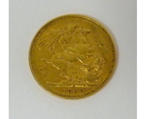 Victoria (1837-1901) Sovereign Sydney R 1888 