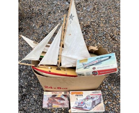 Vintage toys and pond yachts&nbsp;