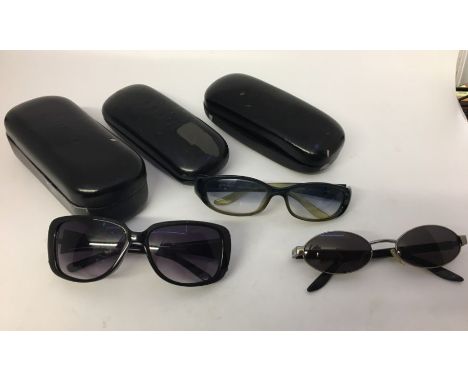 Three pairs of vintage sunglasses. To include Gucci&nbsp;