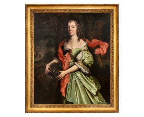 John Michael Wright (1617 - 1694) A portrait of Lady Herries Oil on canvas&nbsp; Provenance:&nbsp; Anonymous sale, London, So