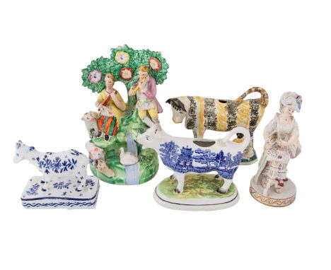 To be sold with no reserve Property of a Lady&nbsp; English 19th/20th Century A selection of porcelain figurines, to include: