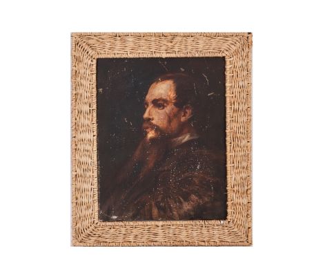 Circle of Lord Frederic Leighton (1830 - 1896) An unfinished portrait of Sir Richard Francis Burton Oil on canvas&nbsp; Natio